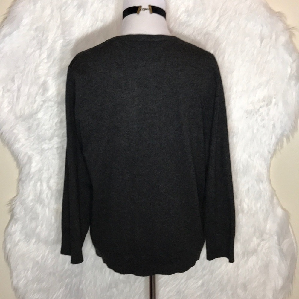 Cable & Gauge Gray Embellished Cardigan - Picture 5 of 7